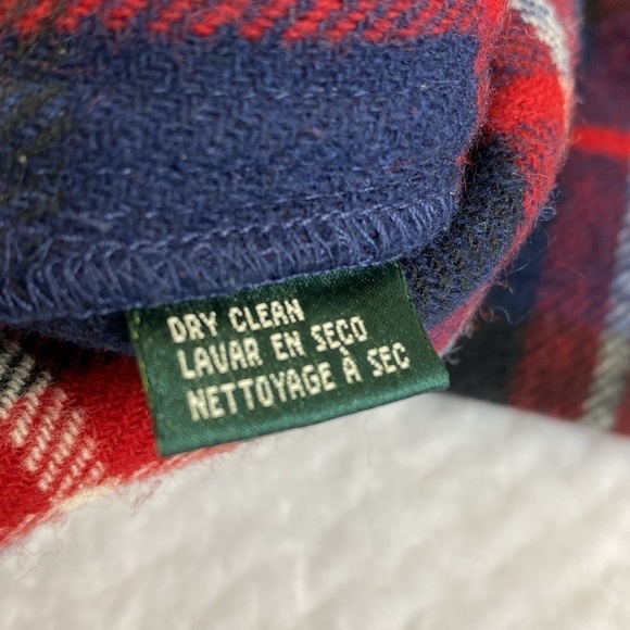 LAUREN Ralph Lauren Pure Wool Full Zip Longsleeve Flannel Jacket Shacket - Picture 14 of 17